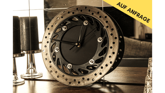 Bremsscheibenuhr - Motorrad (Black Edition) - Mortal Engines Interior Design