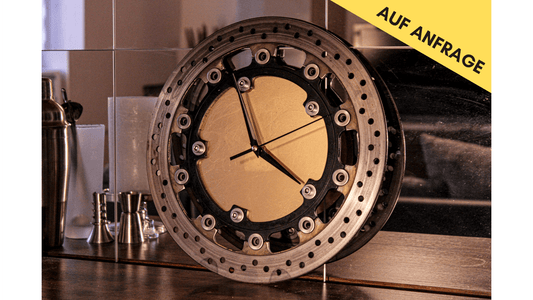 Bremsscheibenuhr - Motorrad (Gold x Black Edition 3.0) - Mortal Engines Interior Design